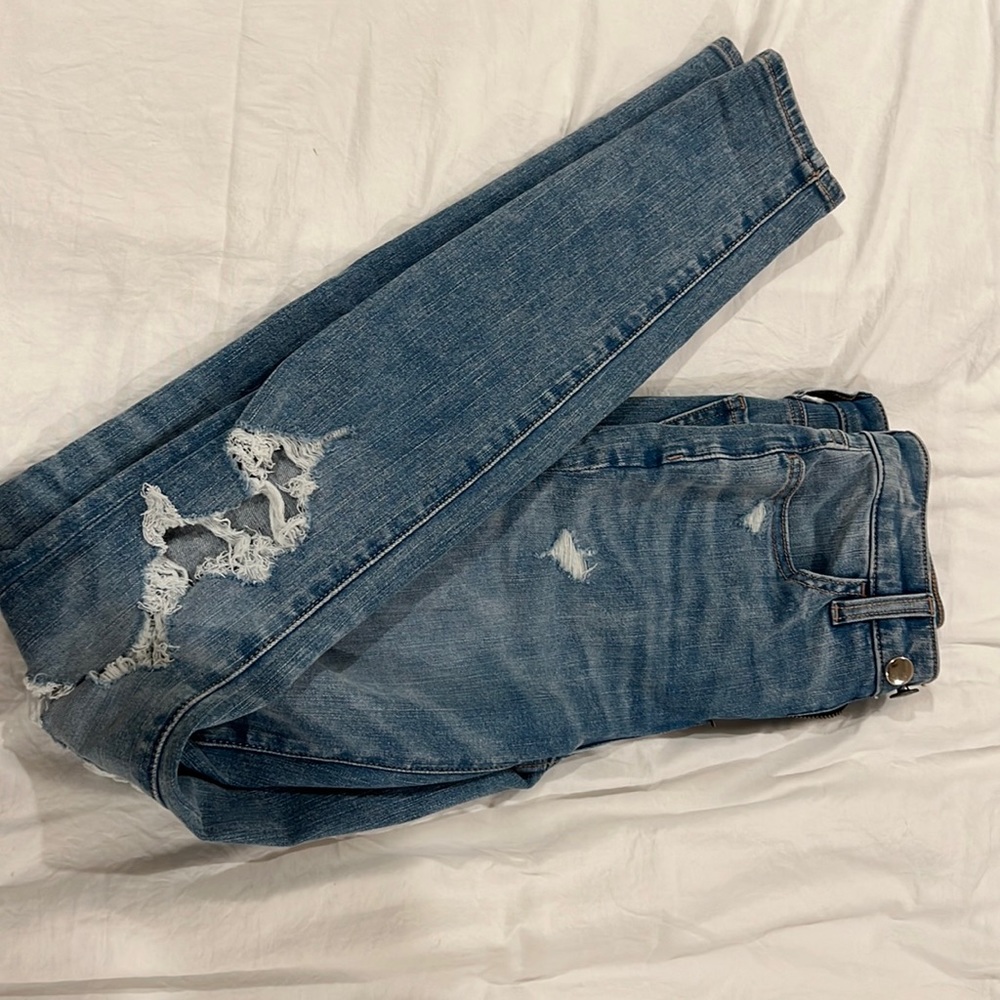 American Eagle super high rise jeggings